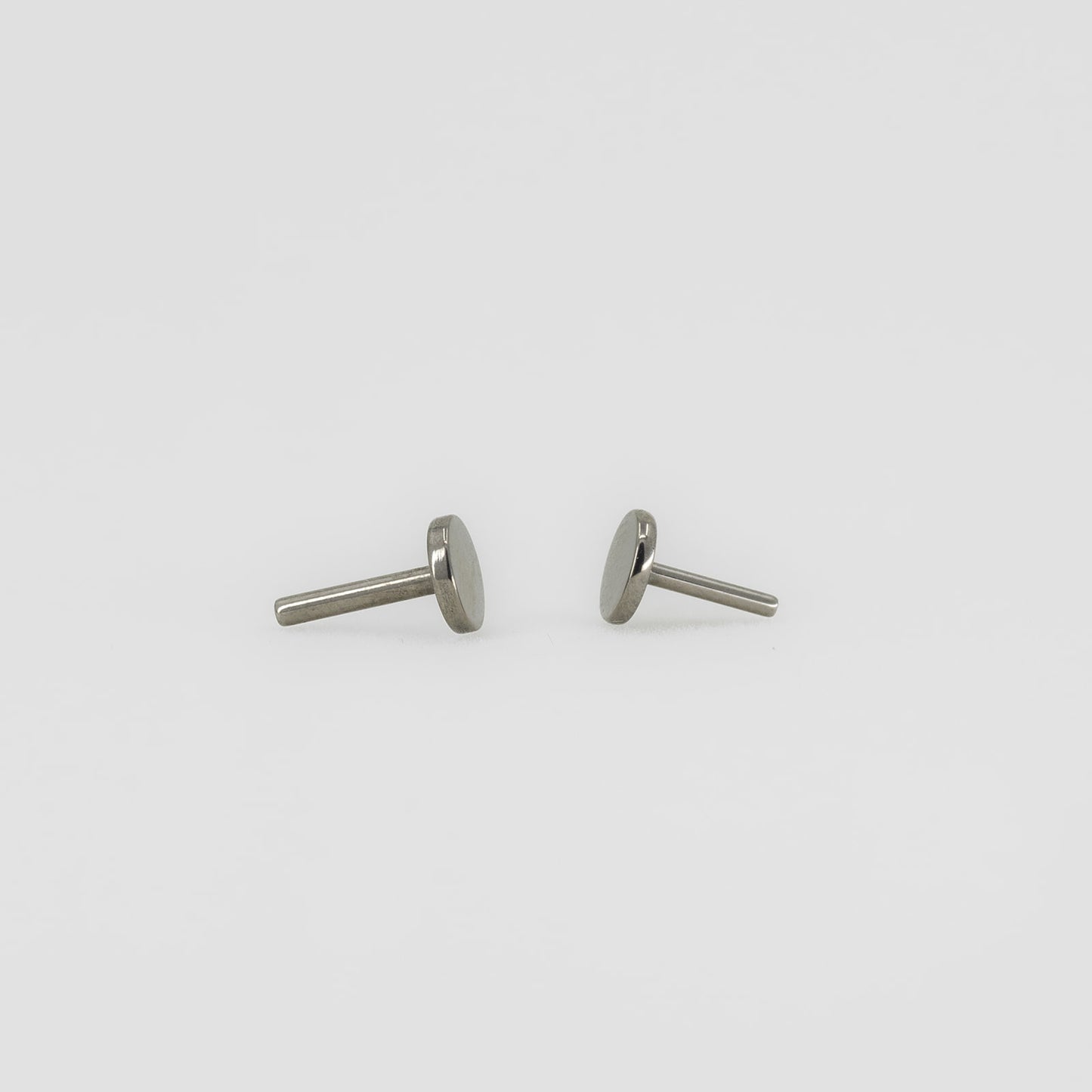 Gold Disc Flat Back Stud