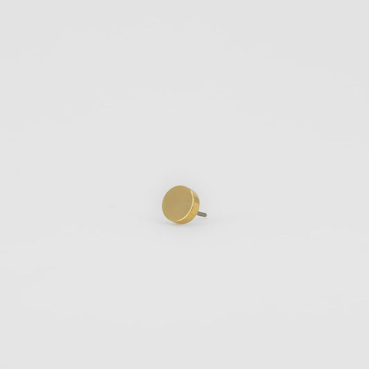 Gold Disc Flat Back Stud